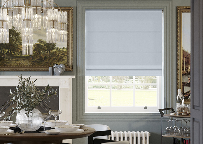Norleigh, Sky - Twist&Fit Roman Blind - Image 3